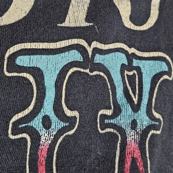 Jimi Hendrix Live Band Tee Retro Purple Haze Properties Black Distressed Mens 4X - Picture 9 of 9